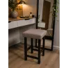 Taboret Klasyk Loft – niski stołek z eco skóry loft