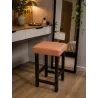 Taboret Klasyk Loft – niski stołek z eco skóry loft