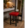 Taboret Klasyk Loft – niski stołek z eco skóry loft