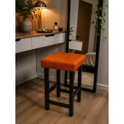 Taboret Klasyk Loft – niski stołek z eco skóry loft