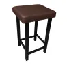Taboret Klasyk Loft 60cm D2 – stołek loftowy z eco skóry