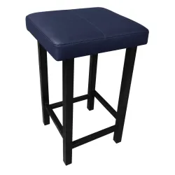 Taboret Klasyk Loft 60cm D4 – stołek loftowy z eco skóry