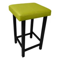 Taboret Klasyk Loft 60cm D5 – stołek loftowy z eco skóry