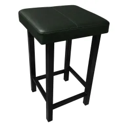 Taboret Klasyk Loft 60cm D6 – stołek loftowy z eco skóry
