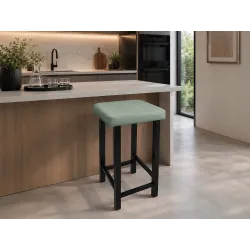 Taboret Klasyk Loft 60cm D7 – stołek loftowy z eco skóry