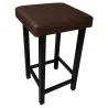 Taboret Klasyk Loft 60cm D19 – stołek loftowy z eco skóry