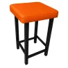 Taboret Klasyk Loft 60cm D20 – stołek loftowy z eco skóry