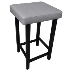 Taboret Klasyk Loft 60cm D22 – stołek loftowy z eco skóry