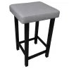 Taboret Klasyk Loft 60cm D22 – stołek loftowy z eco skóry
