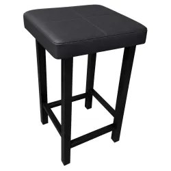 Taboret Klasyk Loft 60cm D23 – stołek loftowy z eco skóry