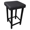 Taboret Klasyk Loft 60cm D23 – stołek loftowy z eco skóry