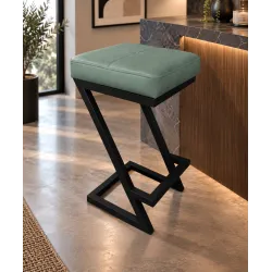 Hoker ZETA LOFT D7 – krzesło barowe na metalowej podstawie