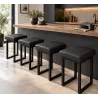 Taboret SOLID 60cm D1 – czarny