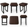 Taboret SOLID 60cm D2 – brązowy