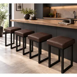 Taboret SOLID 60cm D2 – brązowy