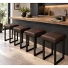 Taboret SOLID 60cm D2 – brązowy
