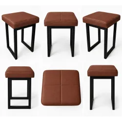 Taboret SOLID 60cm D3 – jasny brąz