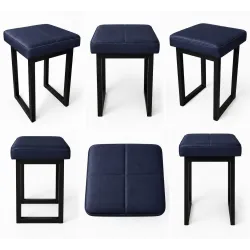 Taboret SOLID 60cm D4 – granatowy