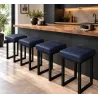 Taboret SOLID 60cm D4 – granatowy