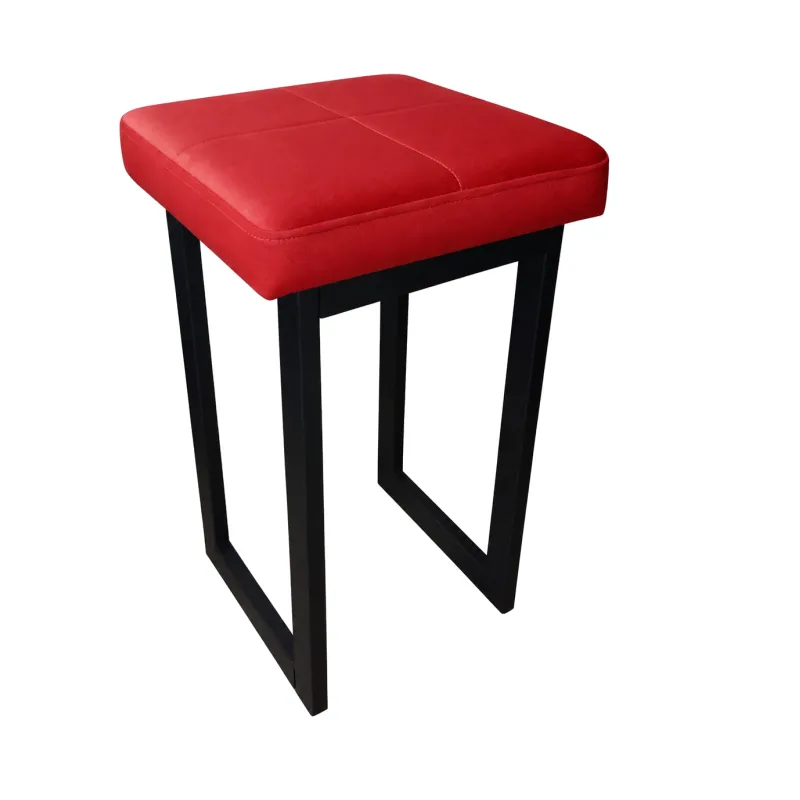 Taboret SOLID 60cm D15 – czerwony