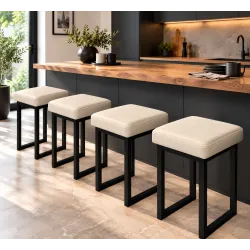 Taboret SOLID 60cm D18 – waniliowy