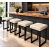Taboret SOLID 60cm D18 – waniliowy