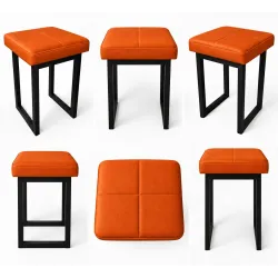 Taboret SOLID 60cm D20 – pomarańczowy