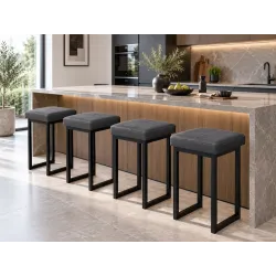 Taboret SOLID 60cm D23 – ciemny szary