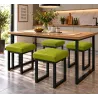 Taboret SOLID 45cm D5 - limonka