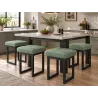 Taboret SOLID eco-skóra