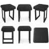 Taboret SOLID eco-skóra