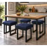 Taboret SOLID eco-skóra