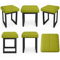 Taboret SOLID eco-skóra
