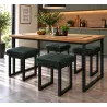 Taboret SOLID eco-skóra