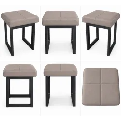 Taboret SOLID eco-skóra