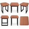 Taboret SOLID eco-skóra