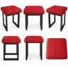 Taboret SOLID eco-skóra