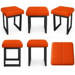 Taboret SOLID eco-skóra