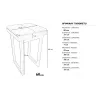 Taboret SOLID eco-skóra