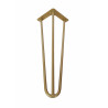 Metalowa noga Hairpin fi10 trzy pręty H41cm złota