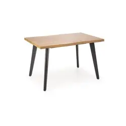 DICKSON 2 stół rozkładany 150-210/90 cm, blat - naturalny, nogi - czarny