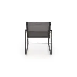 CONOR zestaw ogrodowy ( sofa + fotel 2x + ława ), ciemny popiel / jasny popiel