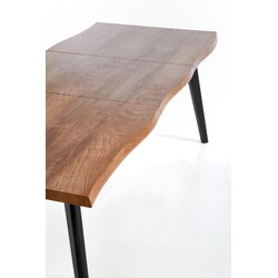 DICKSON stół rozkładany 150-210/90 cm, blat - naturalny, nogi - czarny