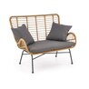 IKARO XL sofa naturalny-popiel