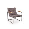 HUDSON, zestaw ogrodowy ( sofa, fotel 2x, ława ), popielaty / brązowy