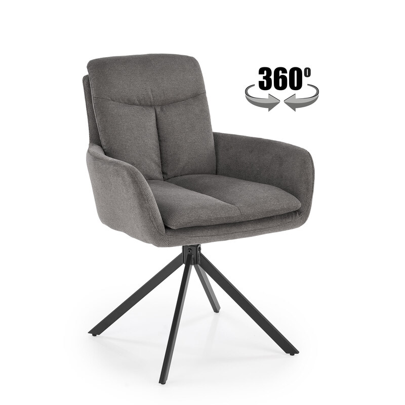 K536 krzesło popielaty