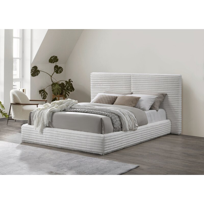 MADERA 160 łóżko kremowy