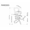 PAREDES fotel gabinetowy czarny