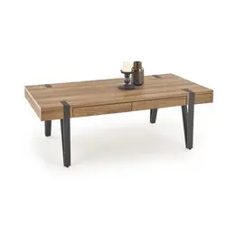 TULUZA ława orzech miodowy / czarny
