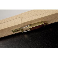 BAGIO stół rozkładany 120-160/80 cm dąb artisan/czarny
